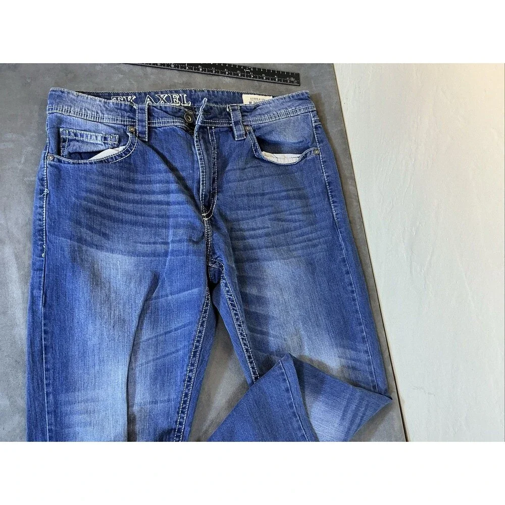 TK AXEL Men’s Jeans Denim 36x34 Athletic Fit Soft Western Styled